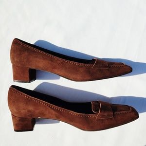 ISAAK Brown Suede Loafers